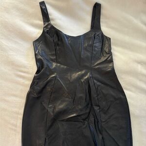 ASOS Faux Leather Mini Dress